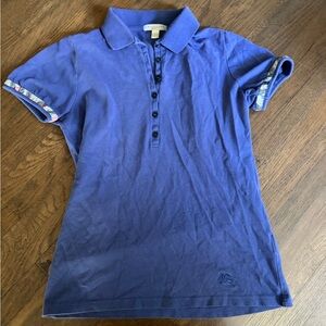 Burberry Royal Blue Kids Polo Shirt